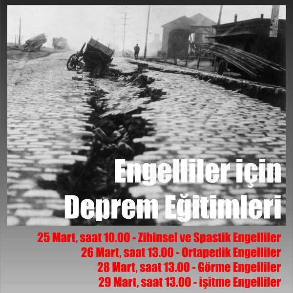 Engelliler için Deprem Eğitimleri Gerçekleştirildi