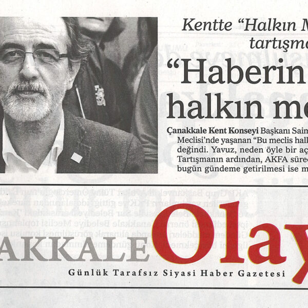 “Haberin var mı halkın meclisi?”