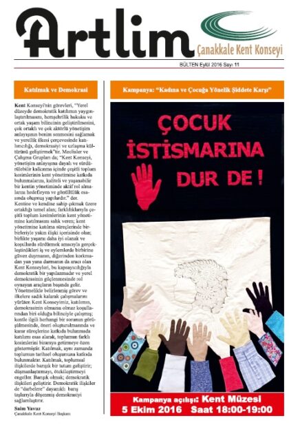 Artlim / Eylül 2016 – #11