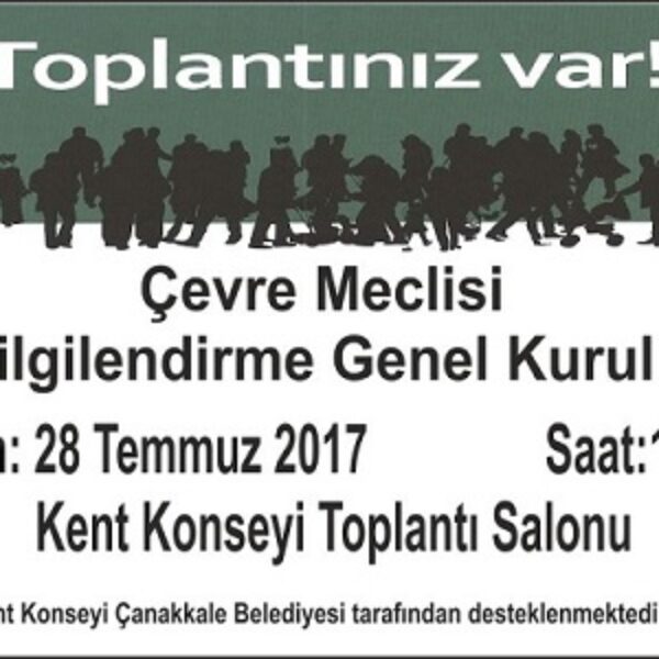 Çevre Meclisi Genel Kurulu toplanıyor
