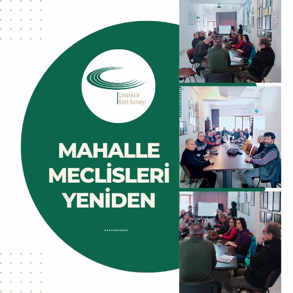 Mahalle Meclisleri yeniden