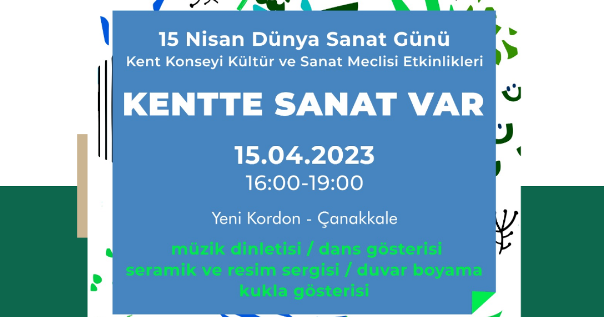 Kent Konseyi’nden Dünya Sanat Günü Etkinlikleri